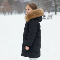 Јакна со капа и крзно