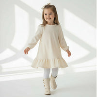 Сомотно фустанче со фарбели