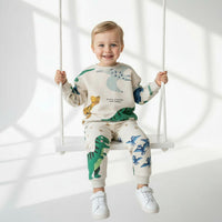 2 Делен комплет тренерки со диносауруси