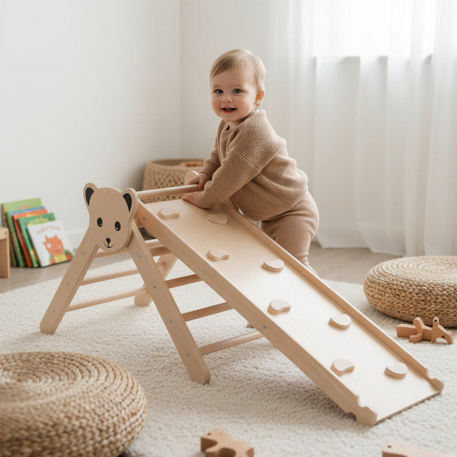 PIKLER дрвен сет за качување и забава