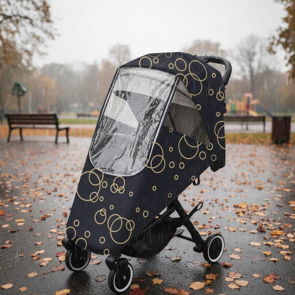 Прекривка за Дожд за Количка Кругови