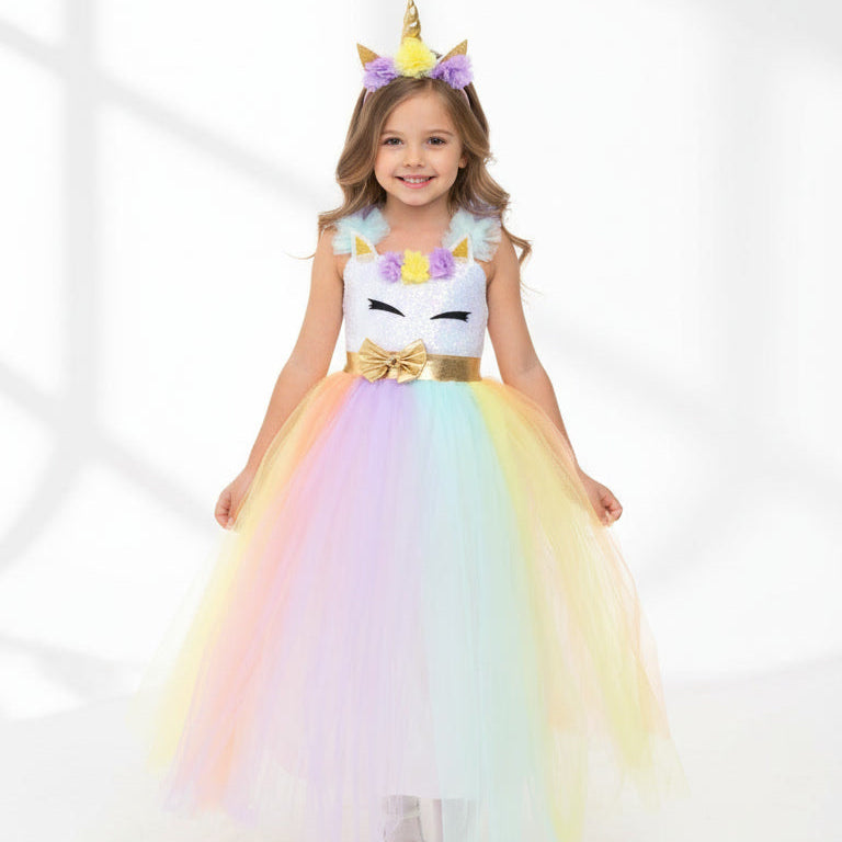 Долг Фустан со Тул и Светки со Венче Еднорог