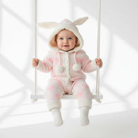 Плетени шпикозни со крзно Hearts