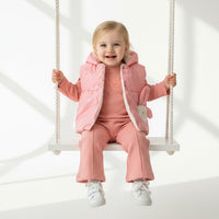 3 Делен комплет блуза, панталони и елече Зајаче