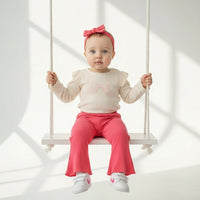 Комплет блуза и траперки панделка