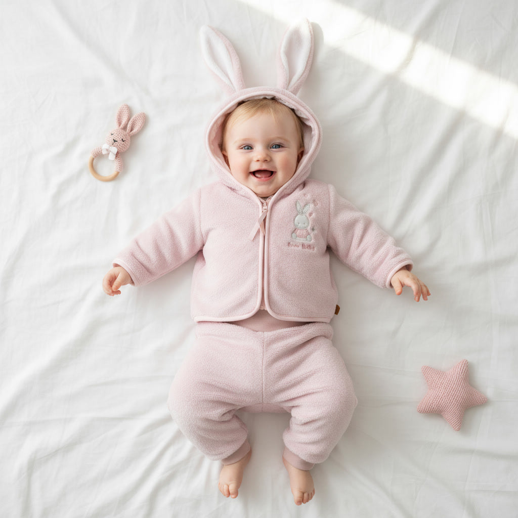 2 Делен плишан комплет Зајаче