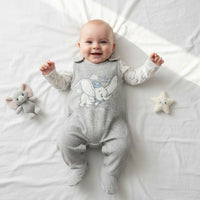 2 делен сет шпикозни и боди Слонче