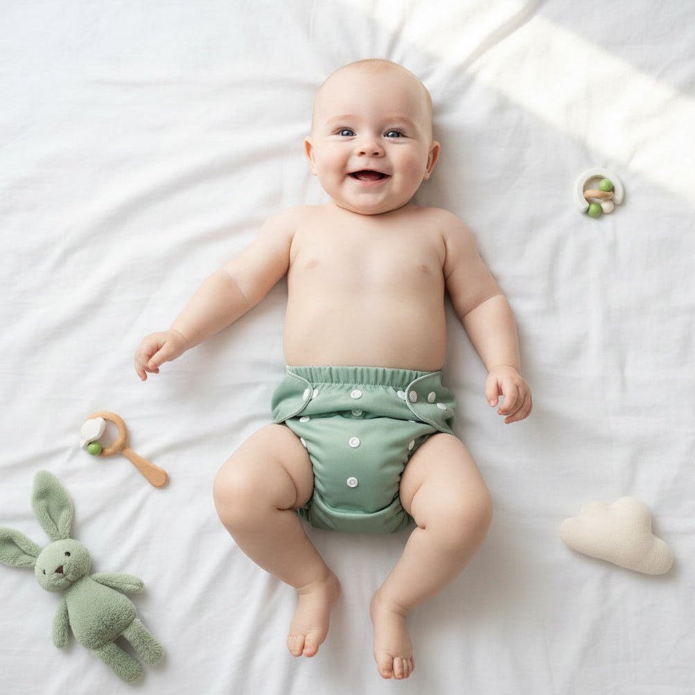 Гаќички за широк повој со арпсорбирачка крпа еднобојни