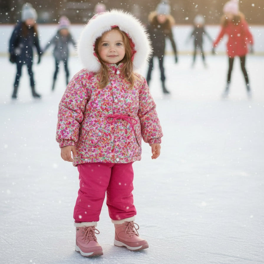Детски зимски комплет со јакна и панталони