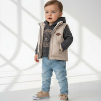 3 Делен комплет дуксерка, фармерки и елече