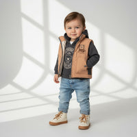 3 Делен комплет дуксерка, фармерки и елече