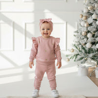 2 Делен комплет тренерки со цвеќиња