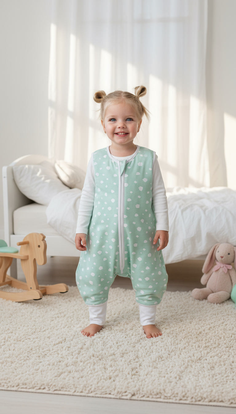 Вреќа за спиење без ракави со дезени