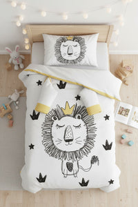 3 во 1 јорган/вреќа за спиење со ракави + перниче Лав 70х100цм