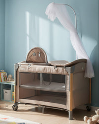 5 во 1 Транспортно Креветче со Гнездо и Даска за Пресоблекување KIDILO