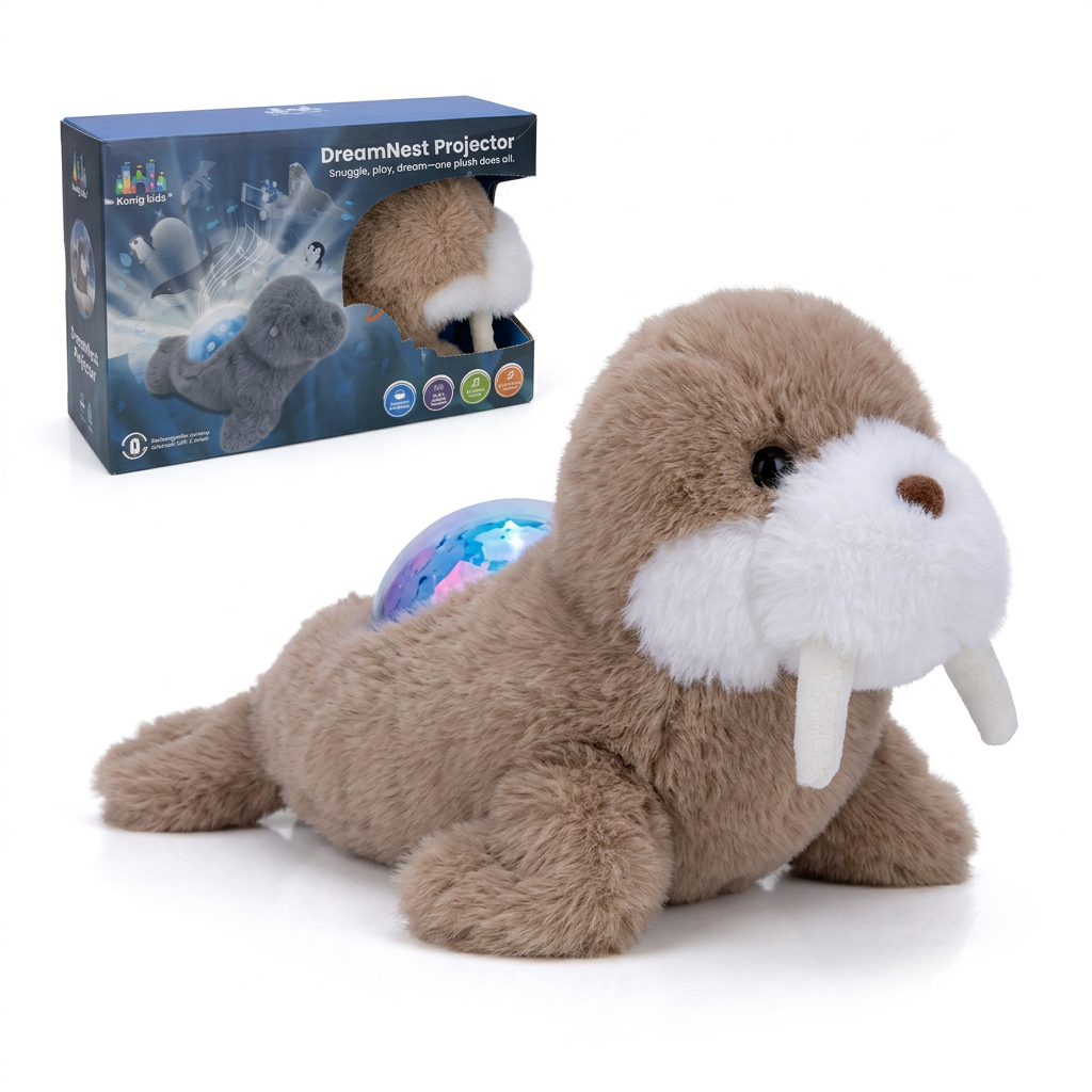 Плишана фока проектор Dream Nest