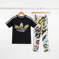 2 Делен комплет маичка и хеланки Casual