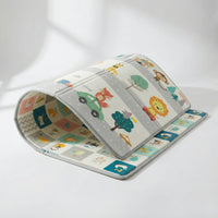 Преклоплива подлога за играње 180*200*1,5цм Road/Animals