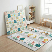 Преклоплива подлога за играње 180*200*1,5цм Road/Animals