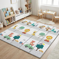 Преклоплива подлога за играње 180*200*1,5цм Road/Animals