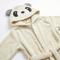 Сет за капење – мек пешкир со капа, бањарка и влечки Панда