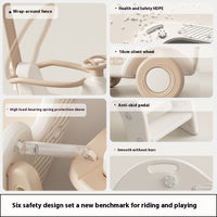 Детски сет 4 во 1 количе, туркало,лизгалка и џампер