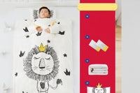 3 во 1 јорган/вреќа за спиење со ракави + перниче Лав 70х100цм