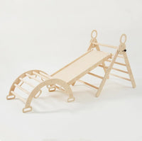 PIKLER сет за качување – триаголник, лак и лизгалка