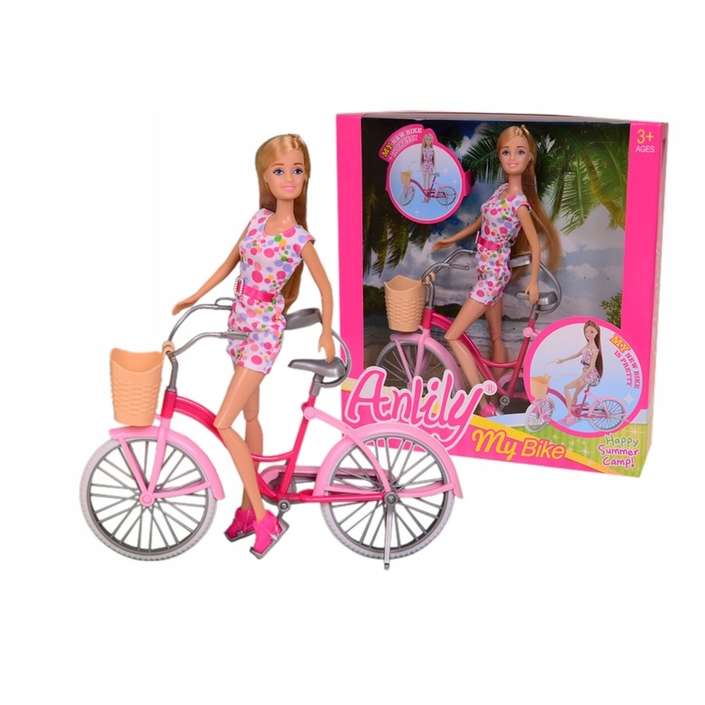 Кукла на Велосипед