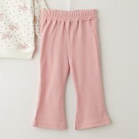 2 Делен комплет блуза со панделки и траперки