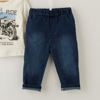 3 Делен комплет блуза, фармерки и јакна