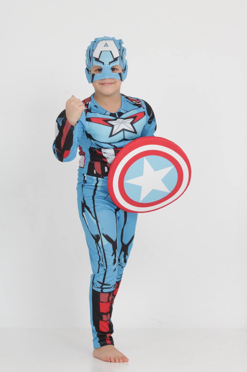 Костим за Маскембал - Captain America + Маска + Штит