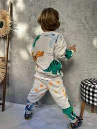 2 Делен комплет тренерки со диносауруси