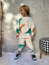 2 Делен комплет тренерки со диносауруси