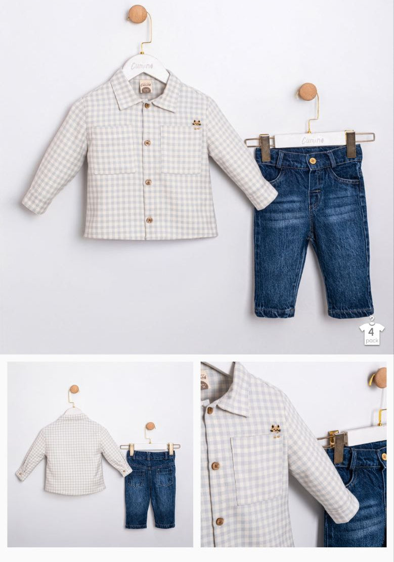 2 Делен комплет кошула и фармерки Tiger