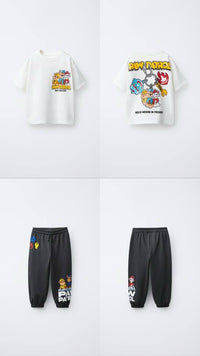 Патролни шепи детски комплет со маичка и тренерки