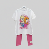 2 Делен комплет маичка и хеланки Елса и Ана