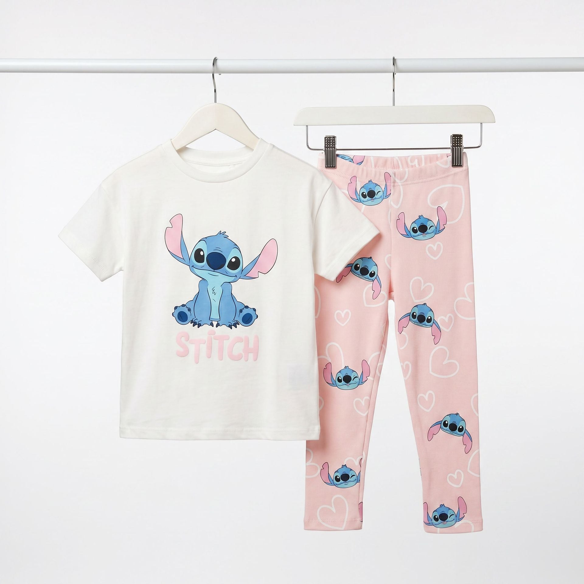 2 Делен комплет маичка и хеланки Стич