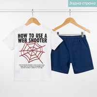 Детски комплет маичка и куси панталони – Spider