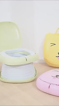 Детски Нокшир Cat Design – Пренослив travel potty за патување и итни ситуации