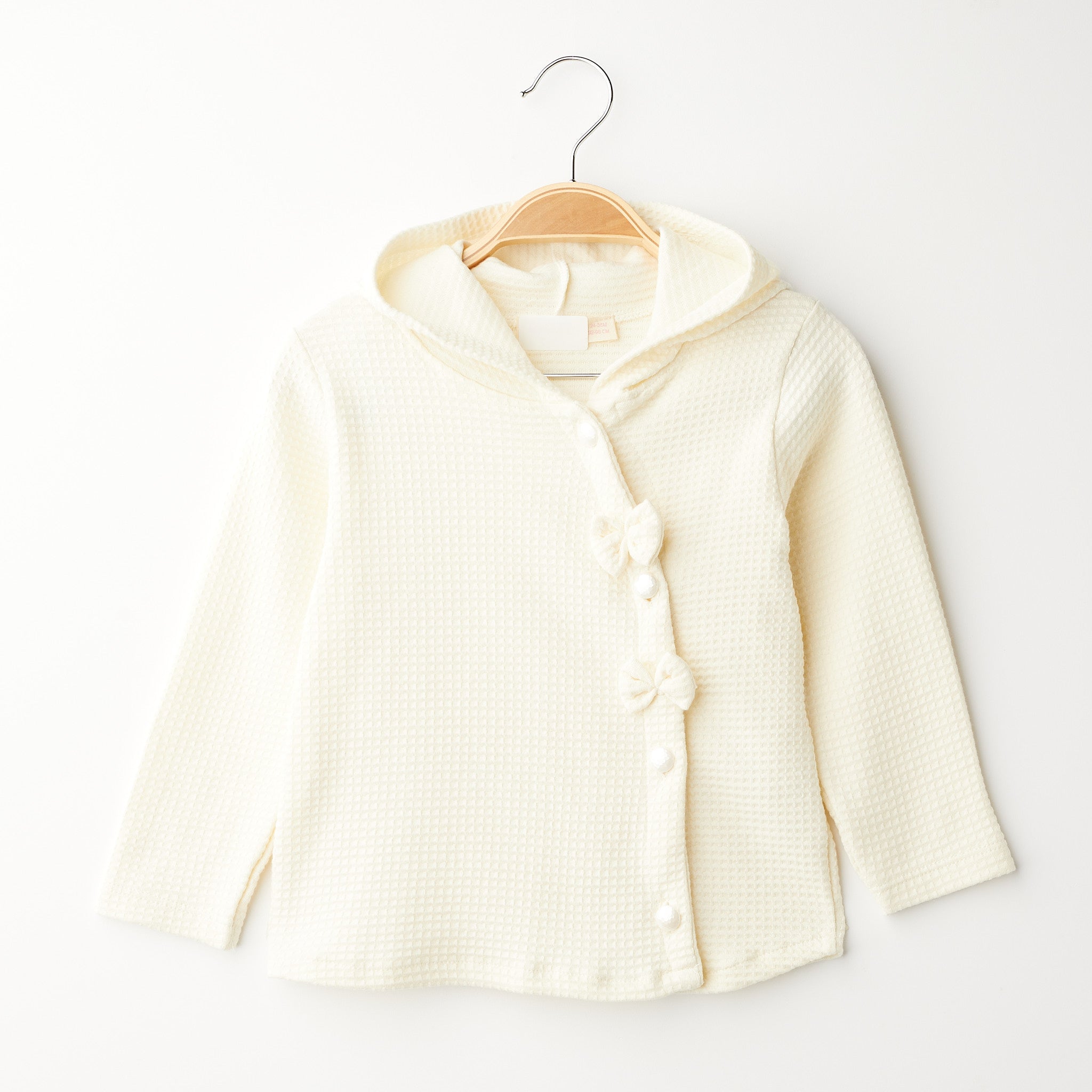 2 Делен комплет џемепер со панделки и фармерки