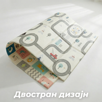 Преклоплива подлога за играње 180*200*1цм Trafic/Animals