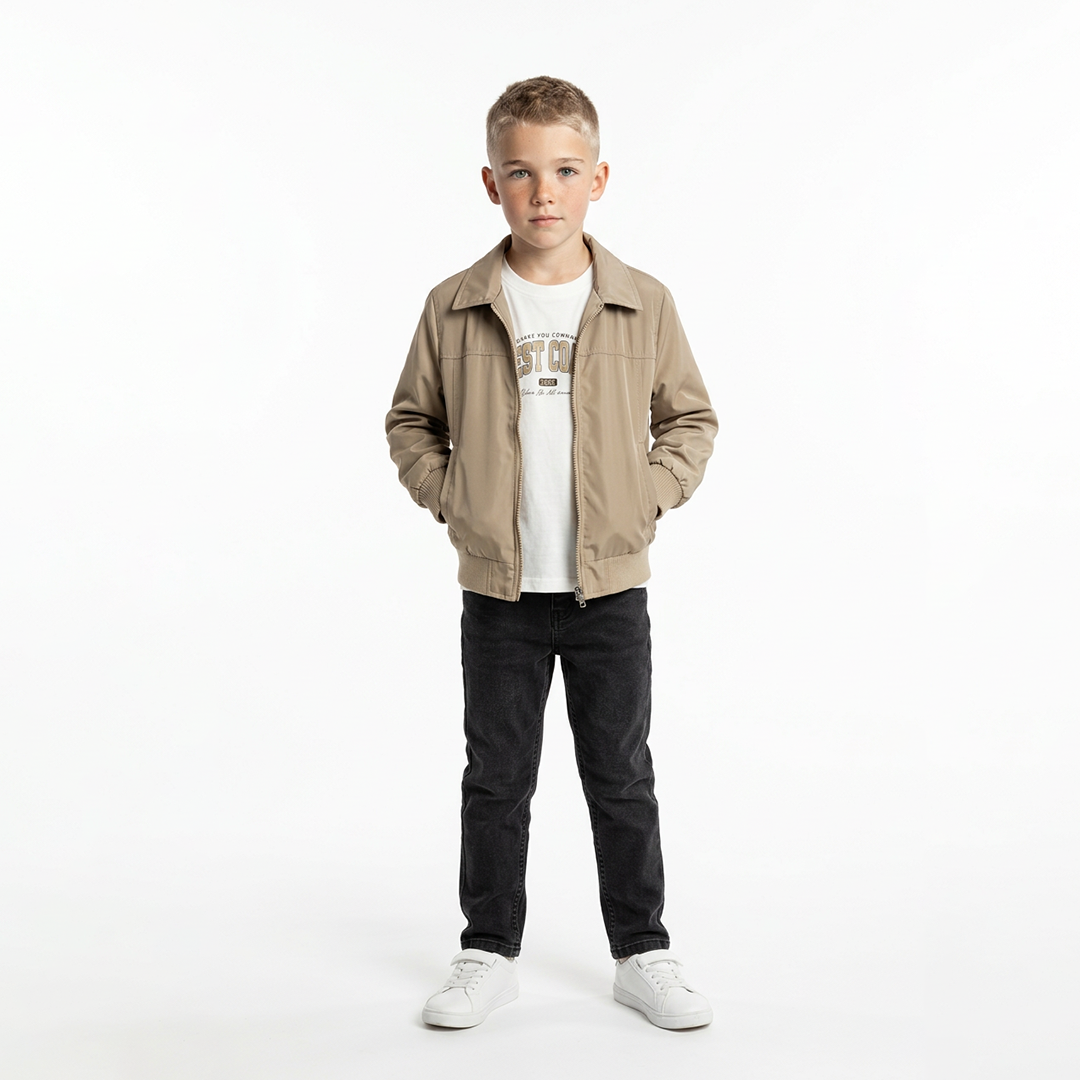 3 Делен комплет со јакна, блуза и фармерки – Casual Denim Style