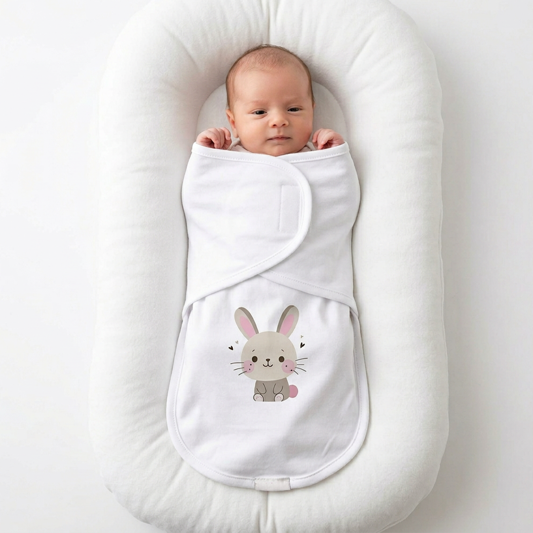 Бебешка памучна пелена за повивање Animals