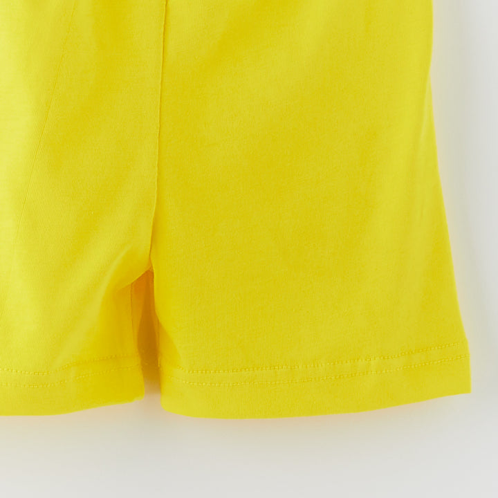 Жолти Пижами на Кратки Ракави- Мики