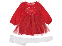 Новогодишно Фустанче со Тул+ Хулахопки - Срце