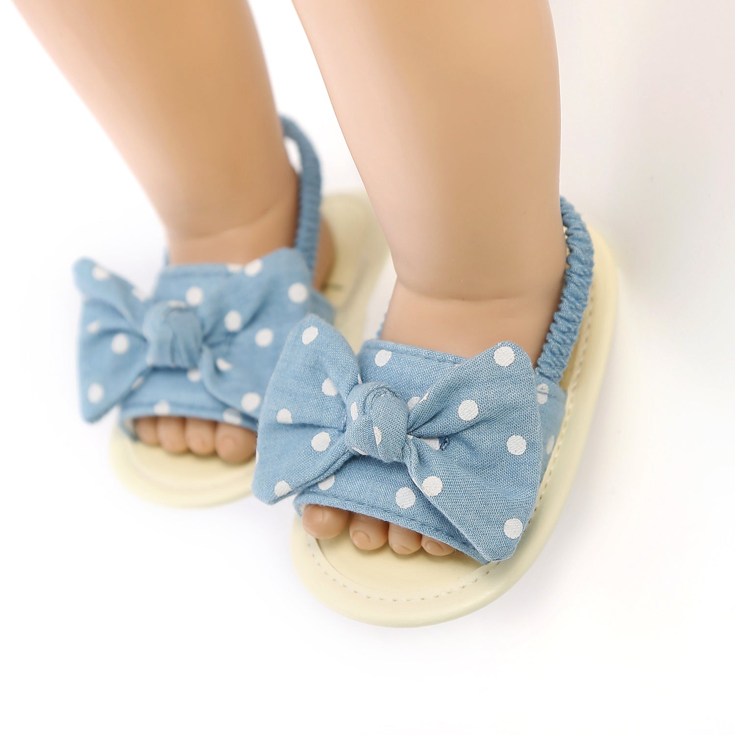 Сандалки со Ластик - Точки