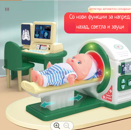 Докторски Сет со Бебе и Цт Скенер